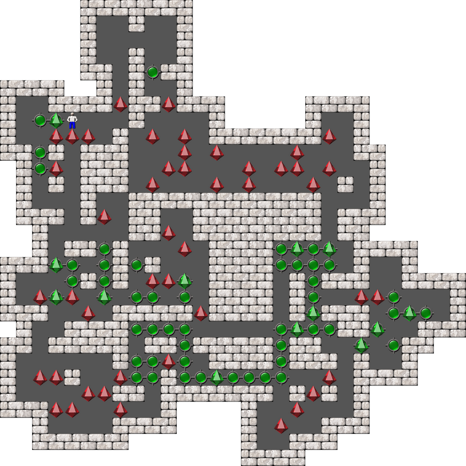 Sokoban MF8 Sokoban Competition level 6